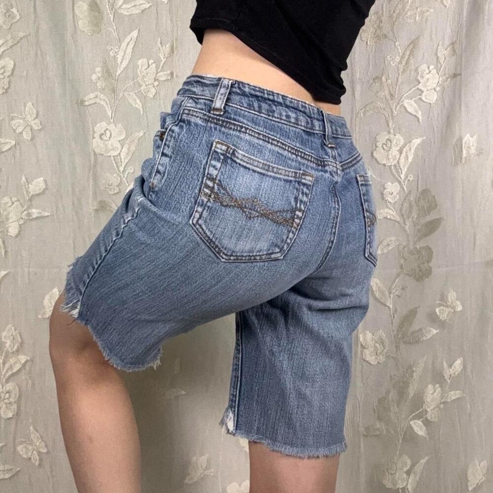 Y2K low rise cut off shorts